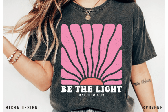 Be the Light: A Versatile SVG & PNG Design Asset