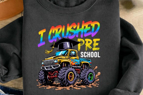 Celebrate Little Graduates with Bold Monster Truck Graphics