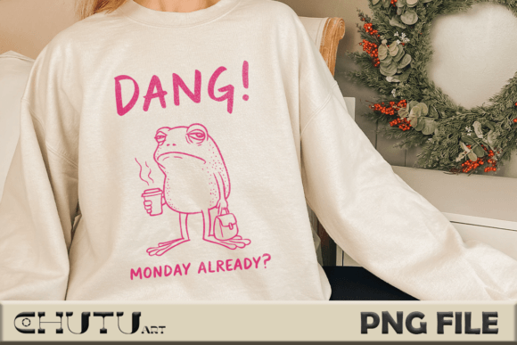 Dang! Monday Already? Grumpy Frog Coffee: A Design Asset for Relatable Branding
