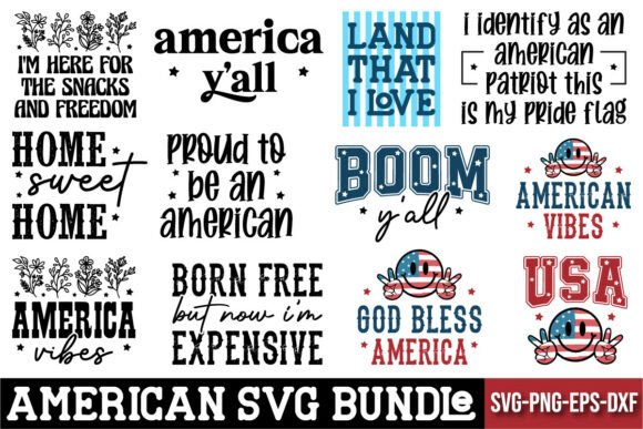 Elevate Your Projects with an American SVG Bundle