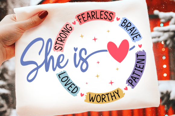 Empowering Designs: The She Is SVG Collection