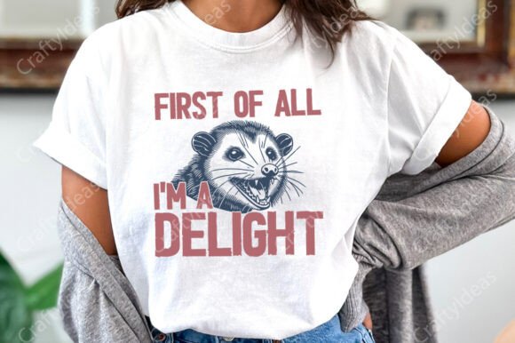 First of All I'm a Delight: Sarcastic PNG for Modern Design