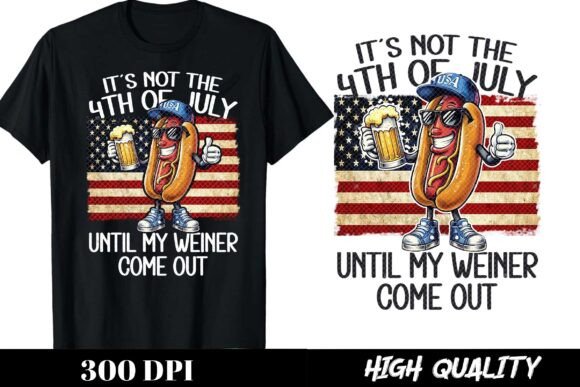 Funny 4th of July Hot Dog Love America: A Design Asset Breakdown