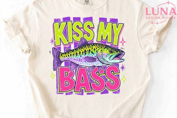 Kiss My Bass Fishing Sublimation PNG: A Crafter's New Best Friend