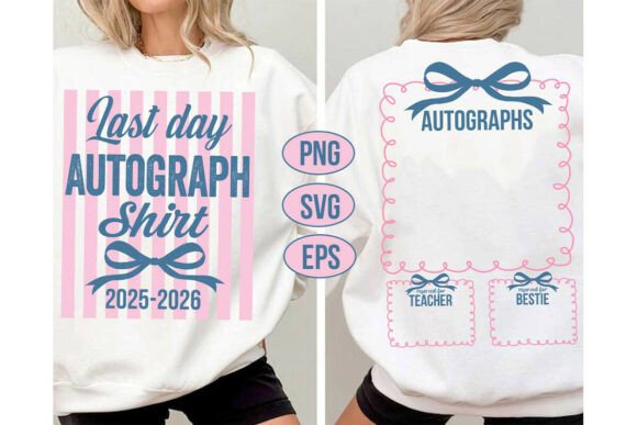 Striped Last Day Autographs: Creative Design Assets