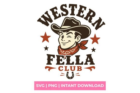 Western Fella Club Cowboy SVG: Design for a Modern Frontier